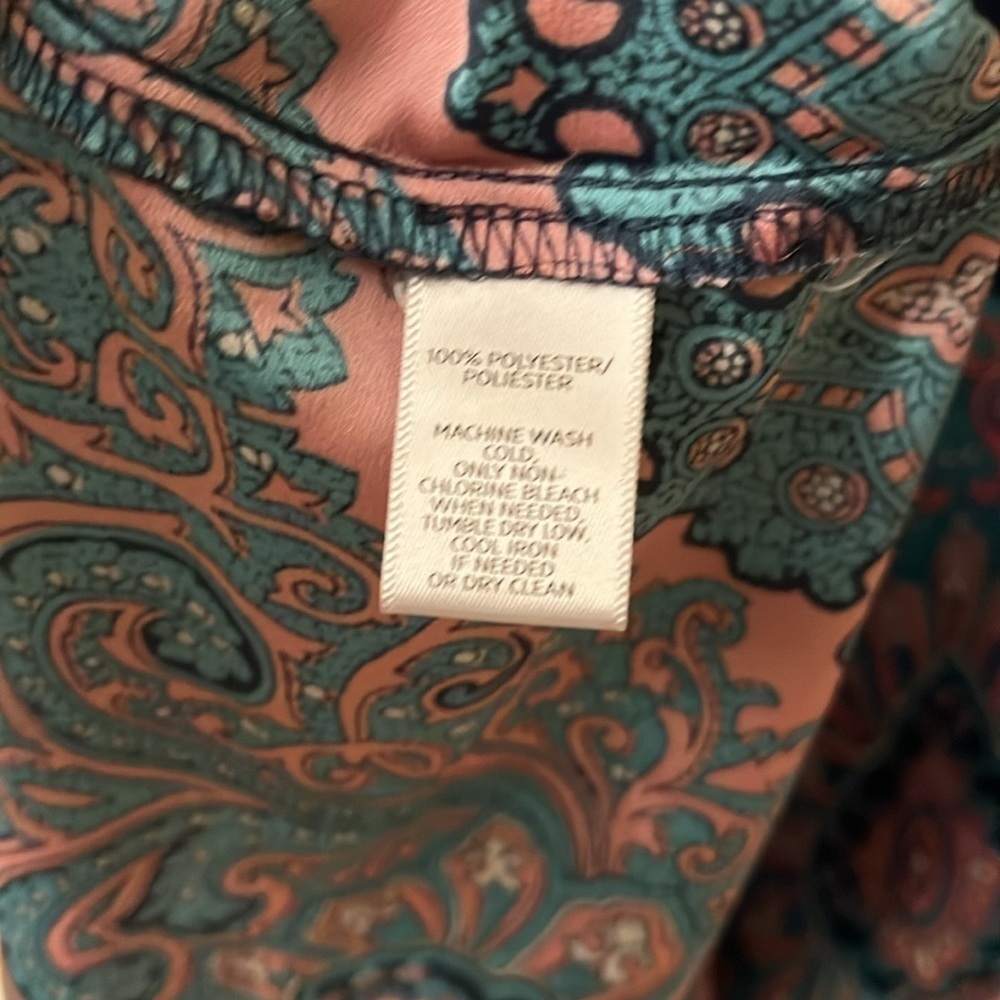 Ann Taylor Loft Paisley Sleeveless Shift Dress Sz XS EUC - Picture 10 of 10